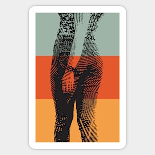 Lady Jeans Sticker